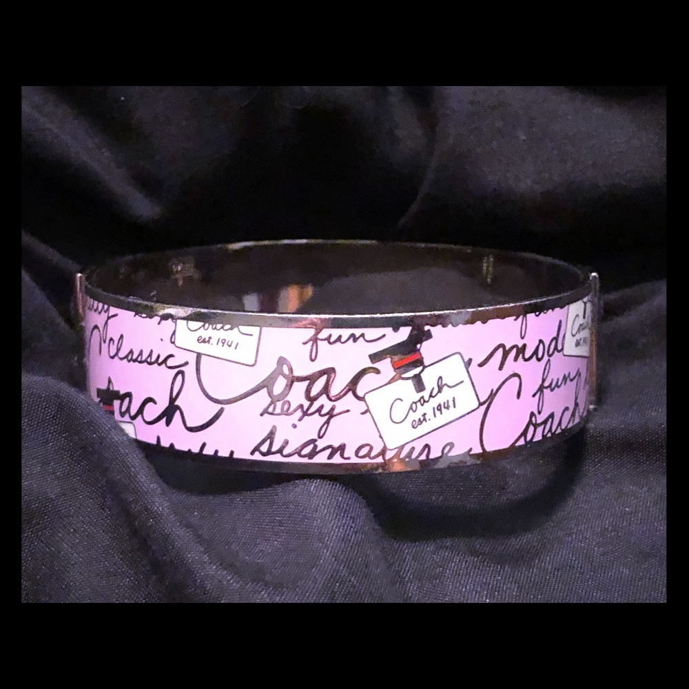 Coach Signature Bangle Bracelet.